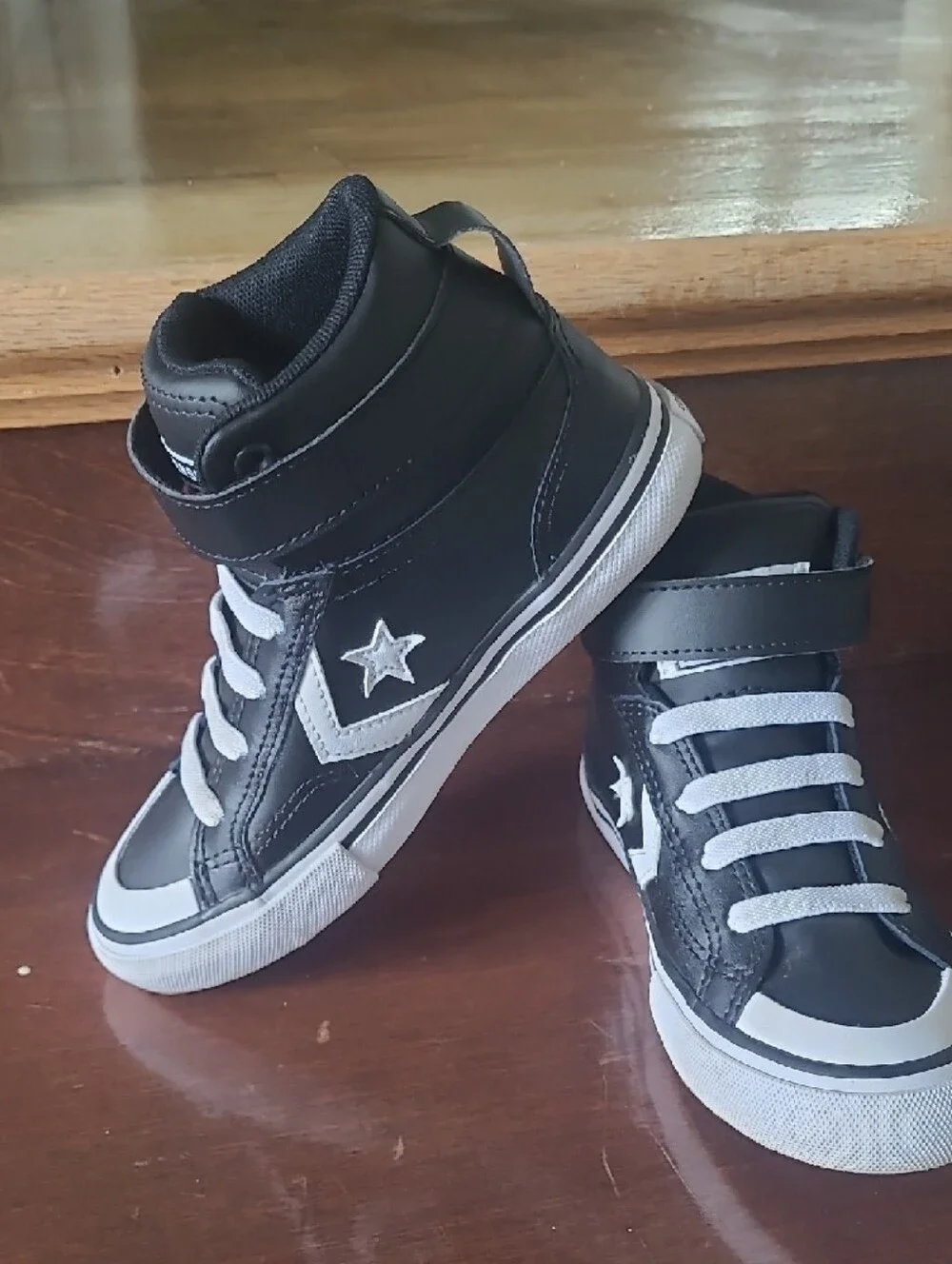 Converse Black and White Kids High-Top Sneakers